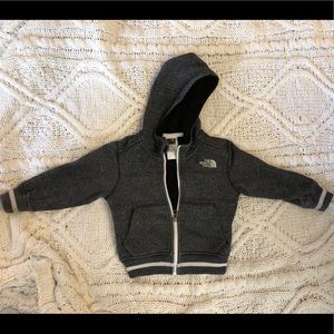 North Face 2T grey hoodie